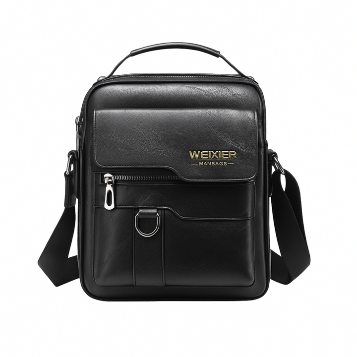 Corwin | Modern Leather Messenger Bag