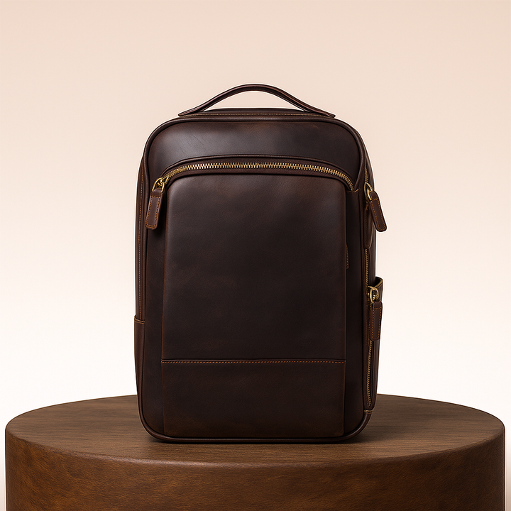 Archer - Leather Laptop Rucksack