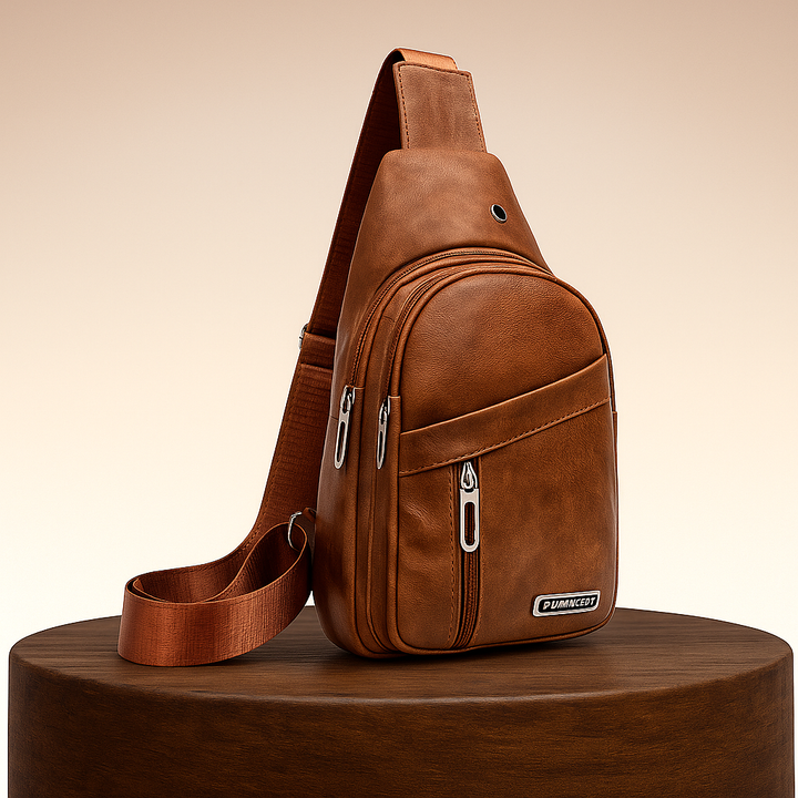 Lennox | Leather Sport Crossbody Chest Bag for Men