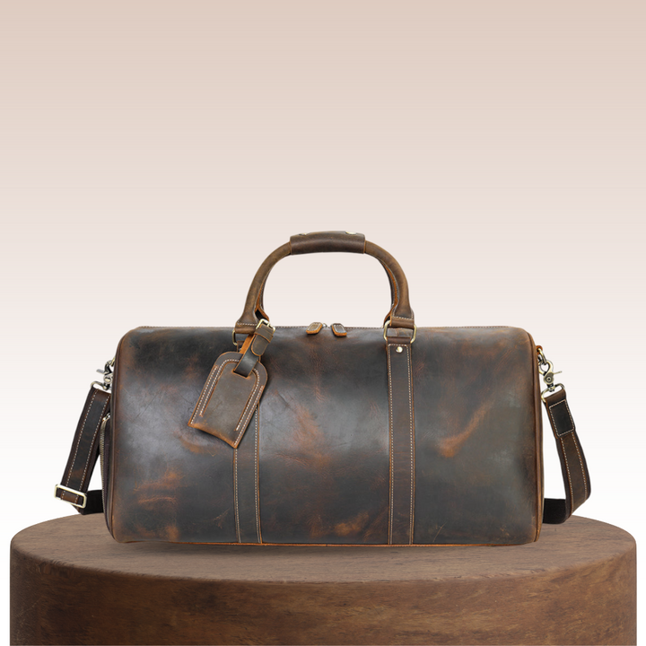 Rhett | Vintage Full-Grain Leather Duffel