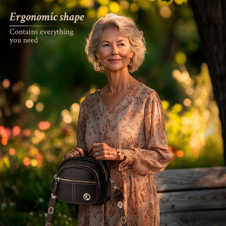 Zanele's timeless sophistication | Stylish bag with shoulder strap