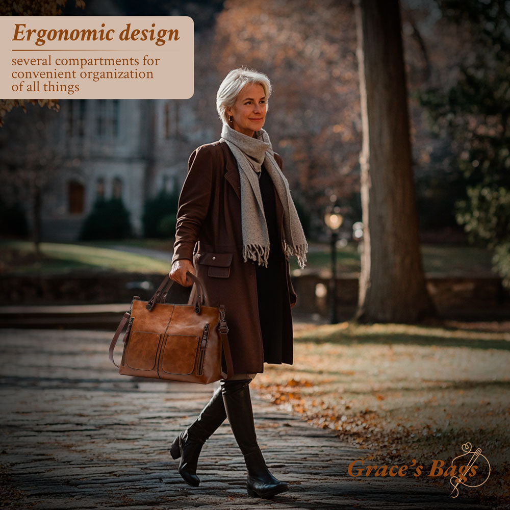 Elegant and timeless shoulder bag | Maya's Timeless Elegance