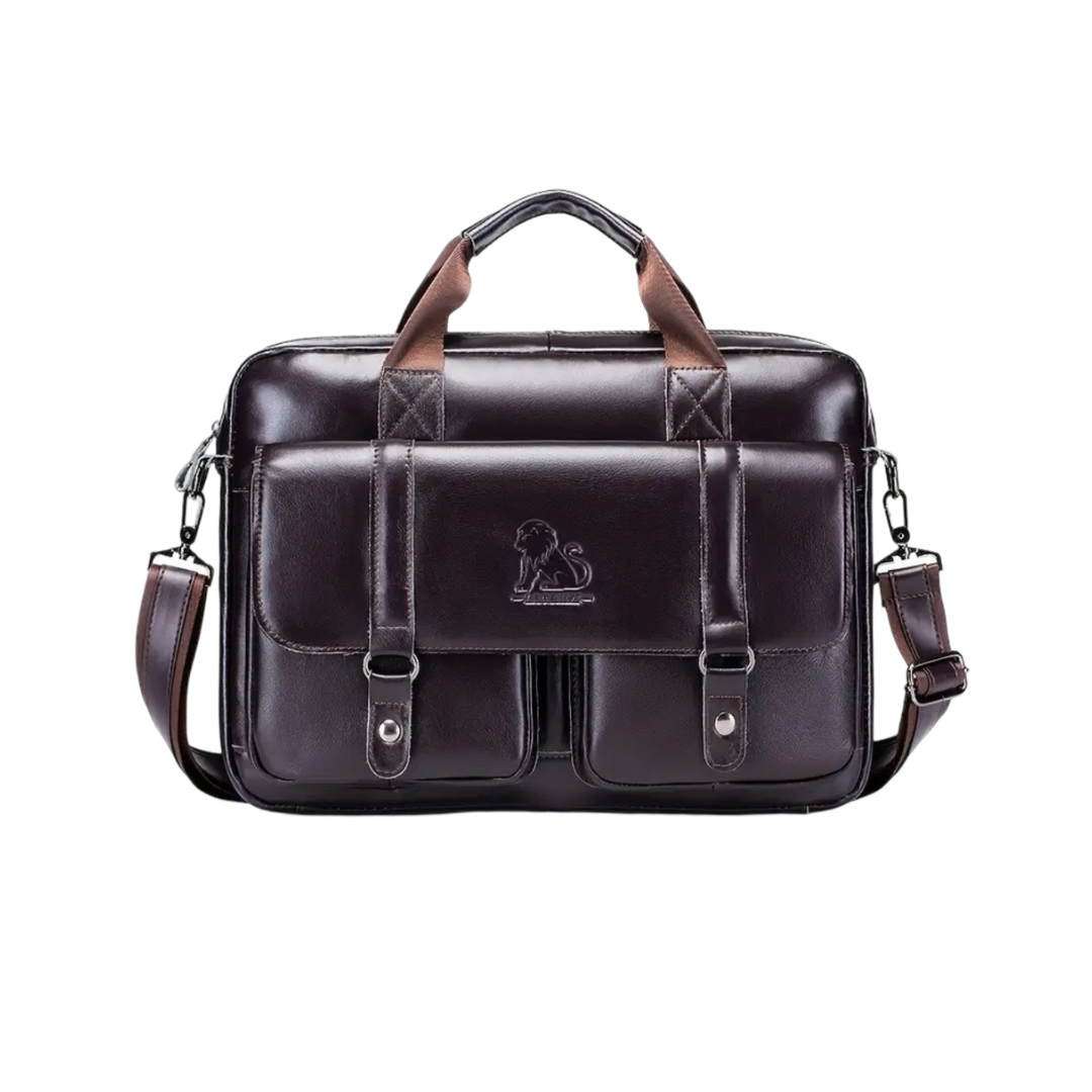 Sterling - Polished Leather Briefcase