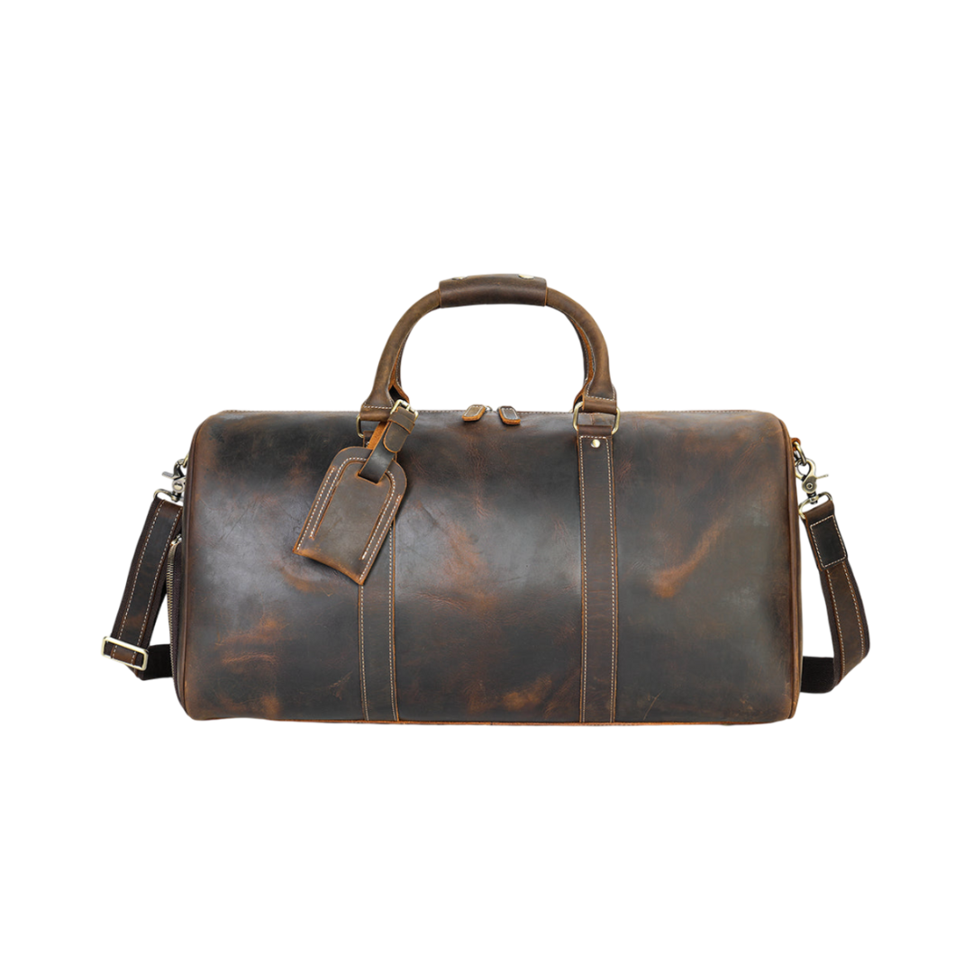 Rhett | Vintage Full-Grain Leather Duffel