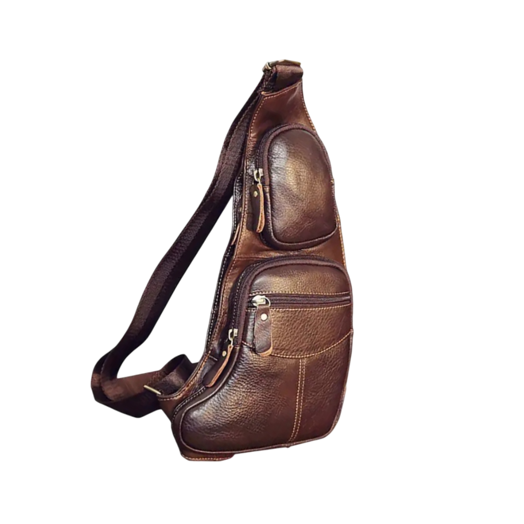 Malric - Lightweight Leather Sling Bag