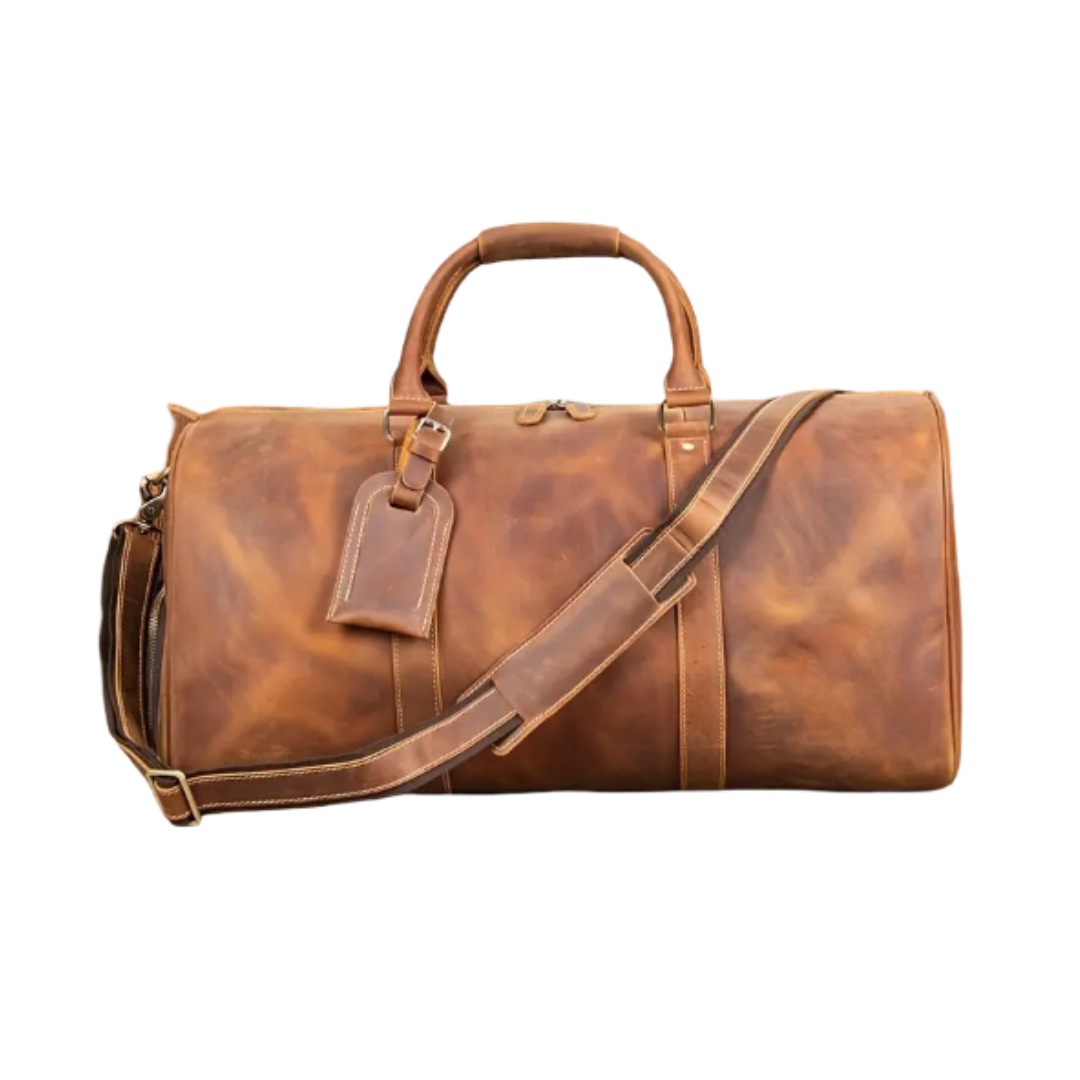 Rhett | Vintage Full-Grain Leather Duffel