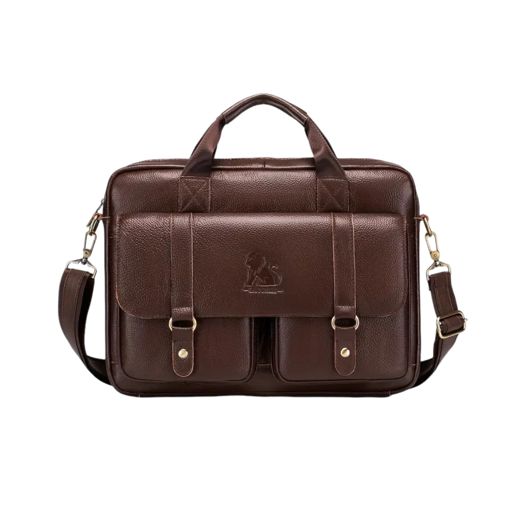 Sterling - Polished Leather Briefcase