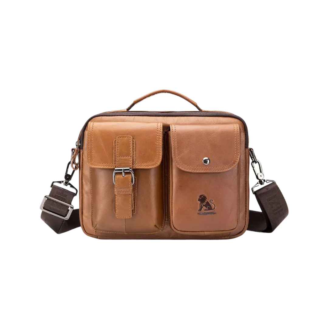 Zanele's Classic Leather Shoulder Bag