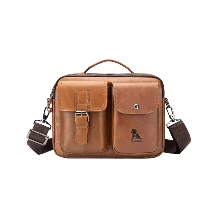 Zanele's Classic Leather Shoulder Bag