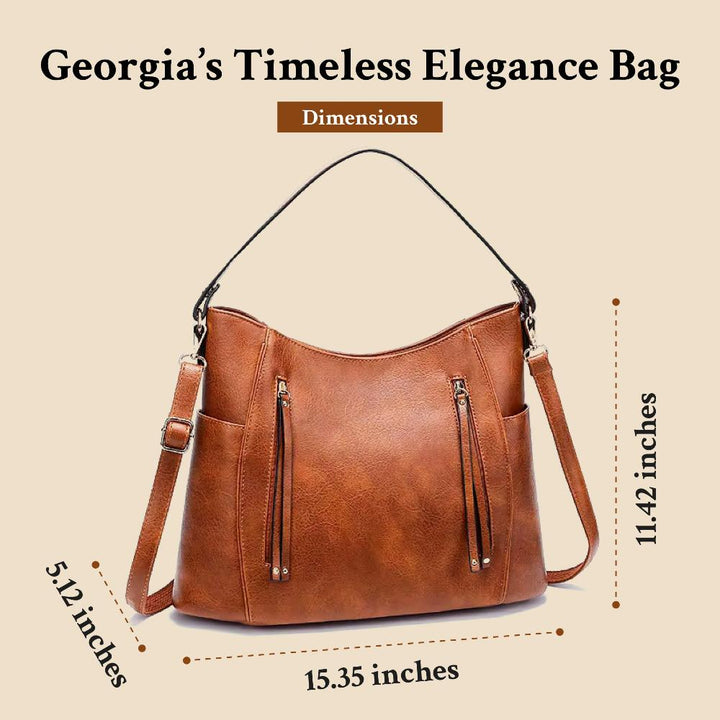 Georgia's timeless elegance | Vintage shoulder bag