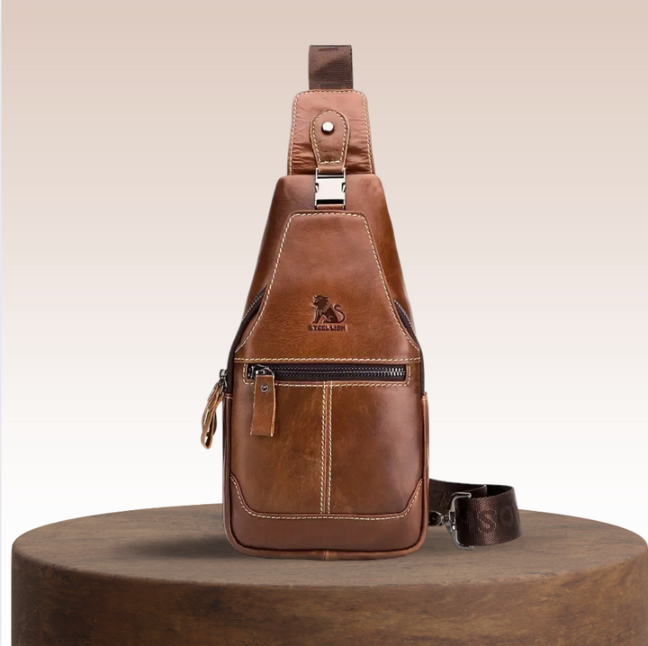Callum | Leather Crossbody Chest Bag