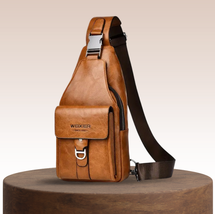 Silas | Vintage Leather Crossbody Bag