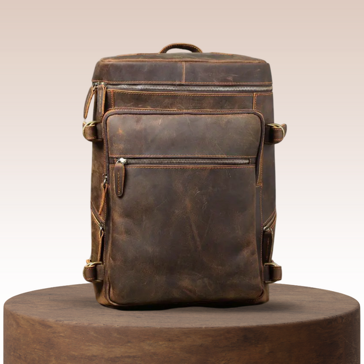 Hawthorne | Vintage Leather Laptop Satchel & Travel Backpack
