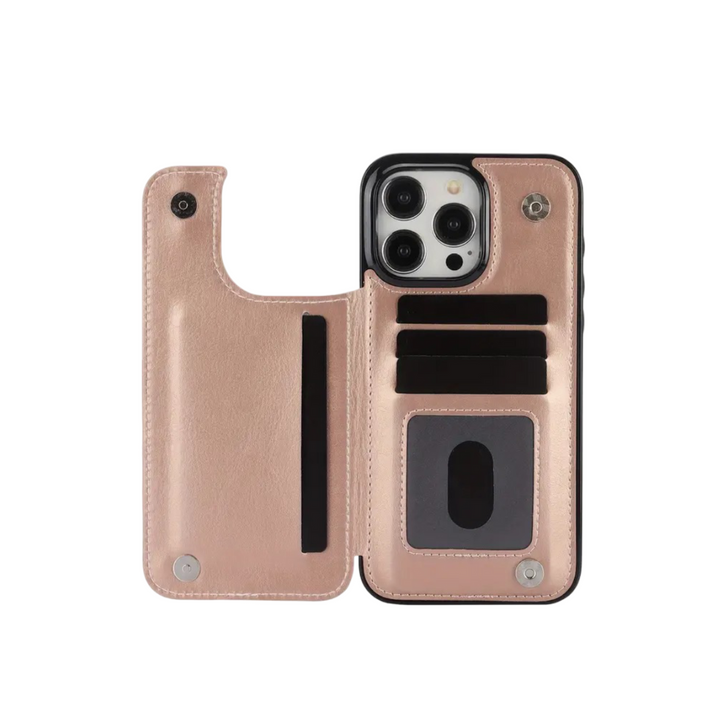 Preston | Magnetic Wallet Flip Phone Case for iPhone