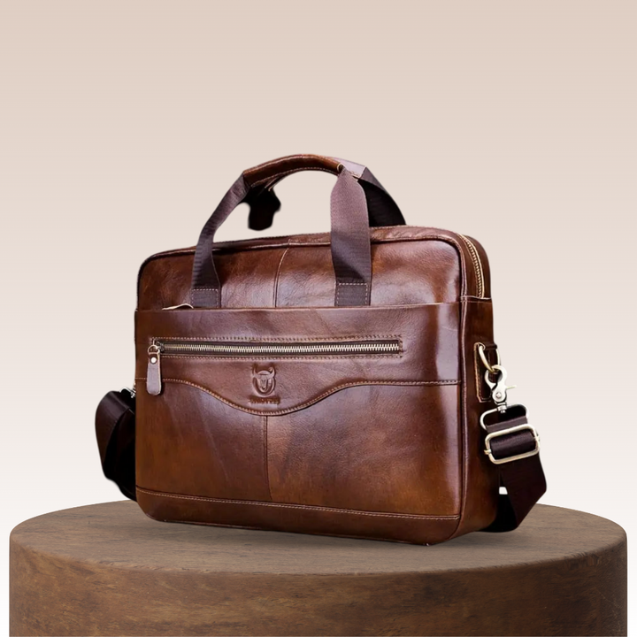 Jacob | Leather Spacious Briefcase Messenger Bag