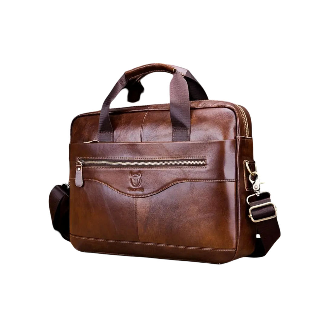 Jacob | Leather Spacious Briefcase Messenger Bag