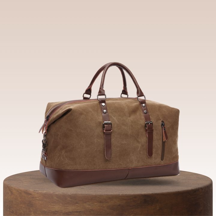 Leo | Stylish Leather Travel Set | Duffel Bag