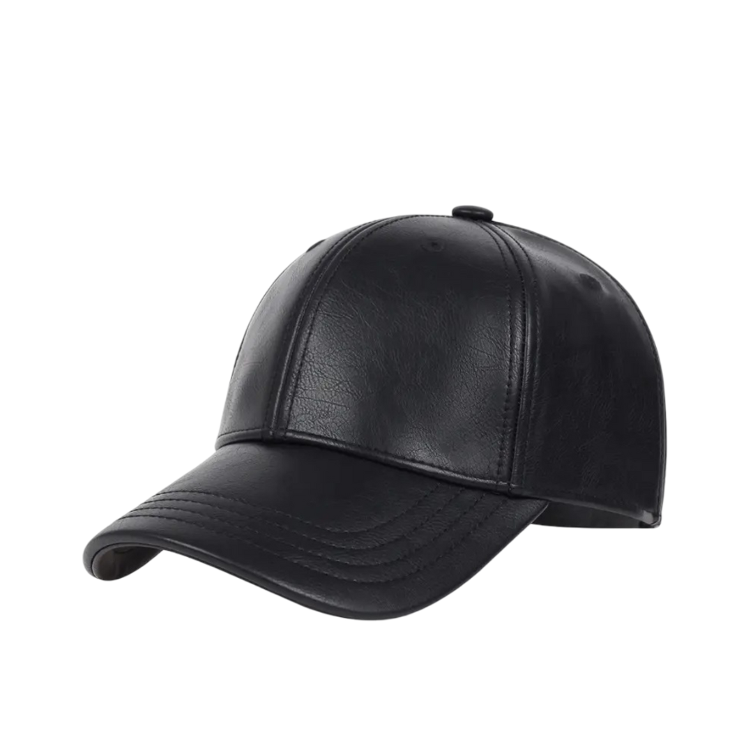 Cedric | Genuine Leather Baseball Cap
