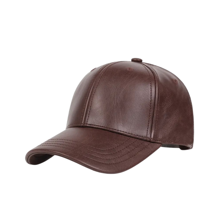 Cedric | Genuine Leather Baseball Cap