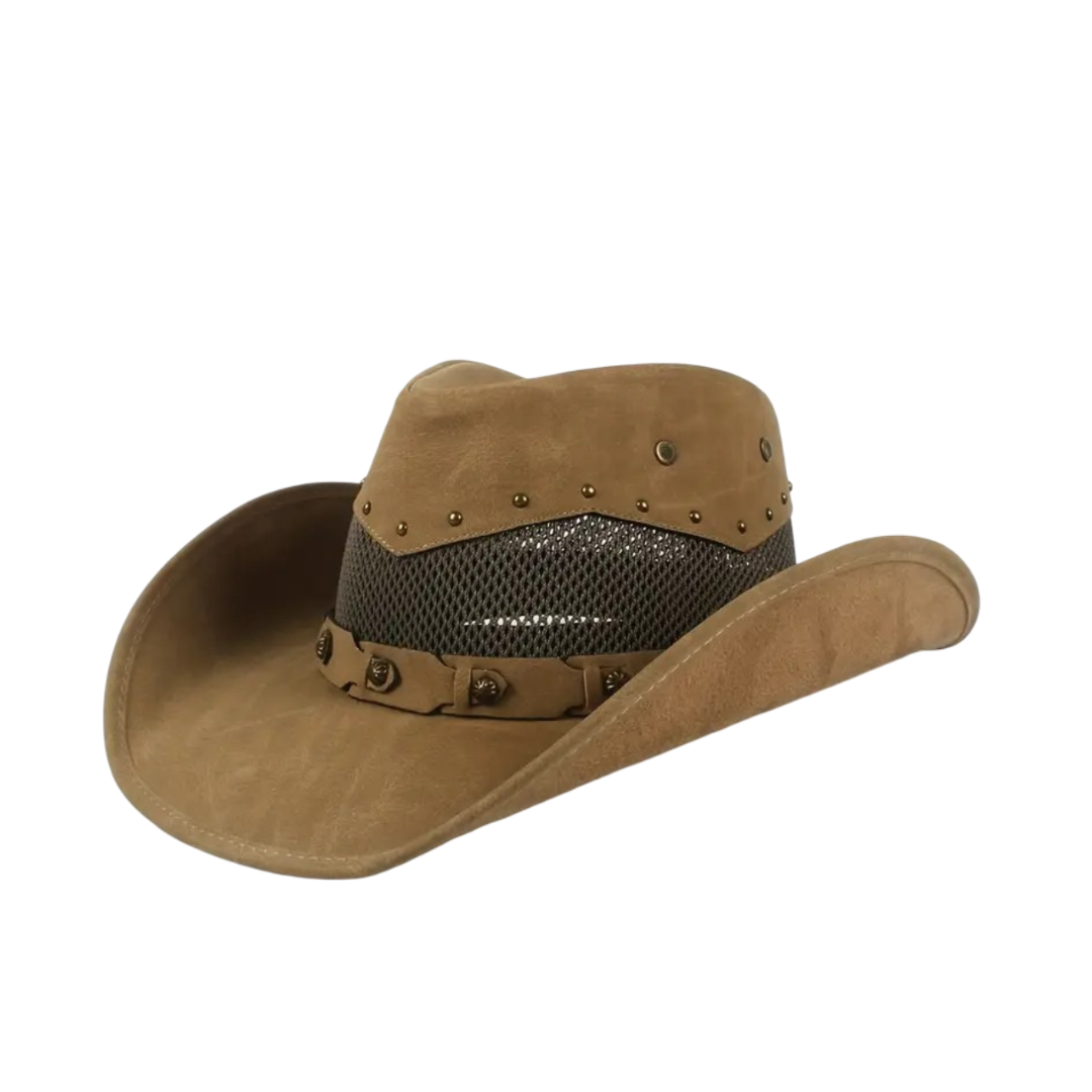 Isidore | Steampunk Leather Cowboy Hat