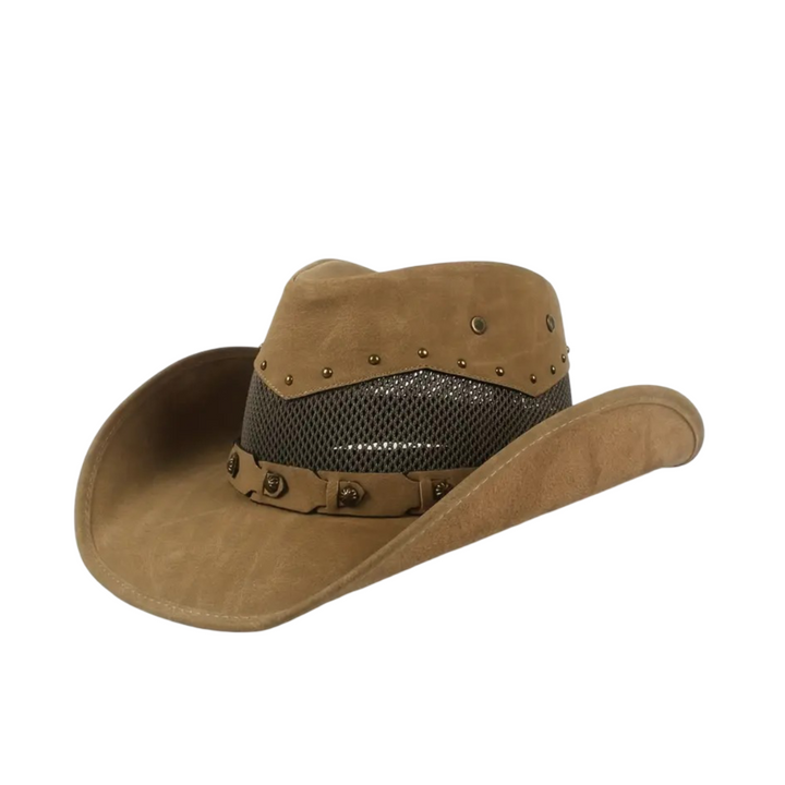 Isidore | Steampunk Leather Cowboy Hat
