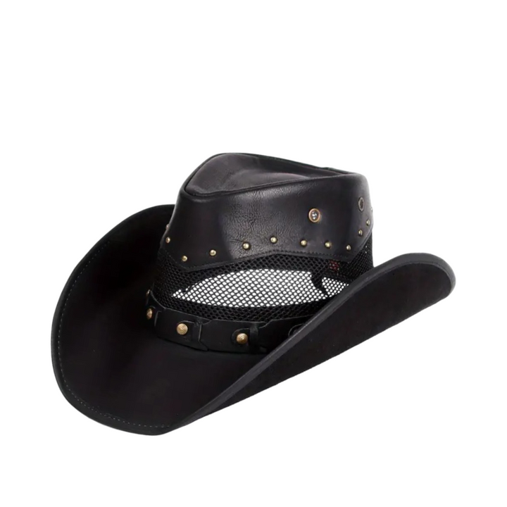 Isidore | Steampunk Leather Cowboy Hat