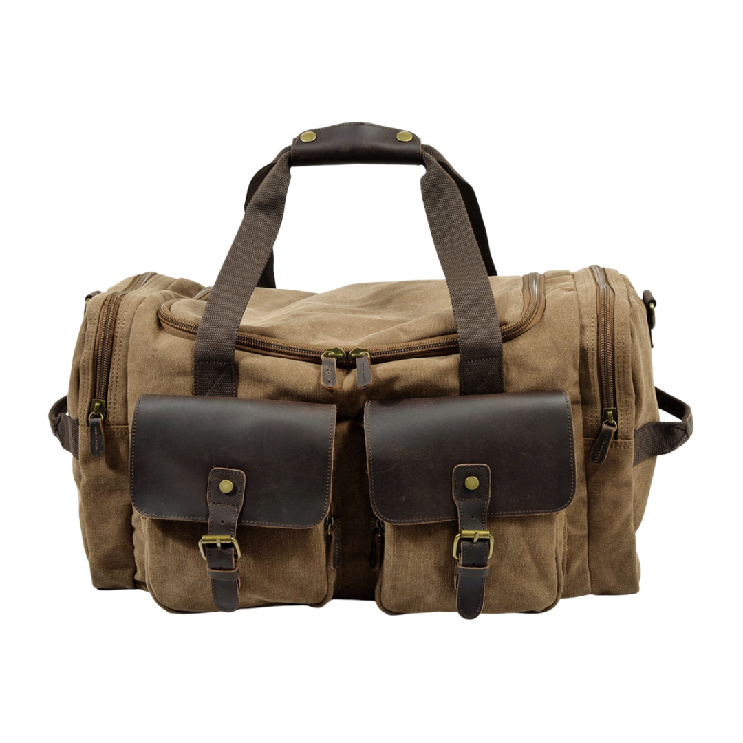 Harlan | Vintage Canvas Weekend Duffle Bag