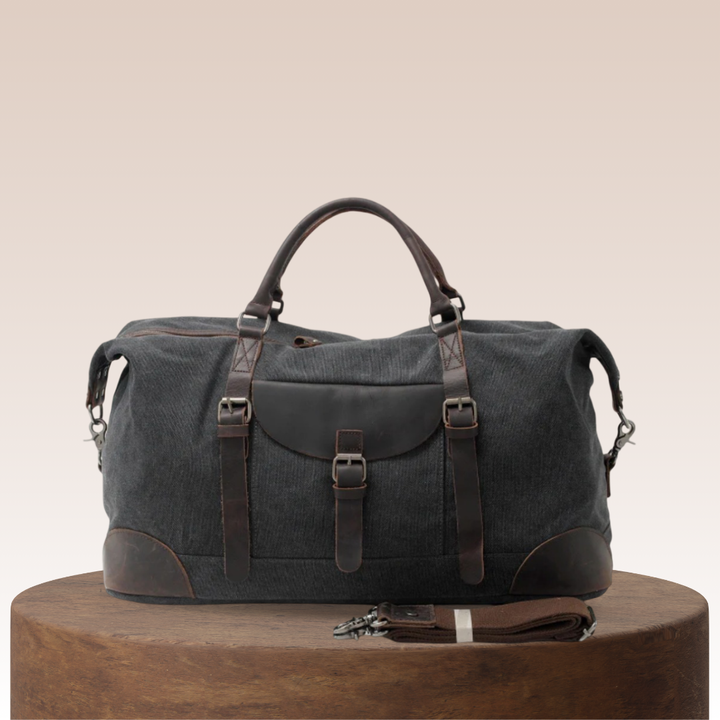 Francis | Vintage Rugged Leather Duffel Bag