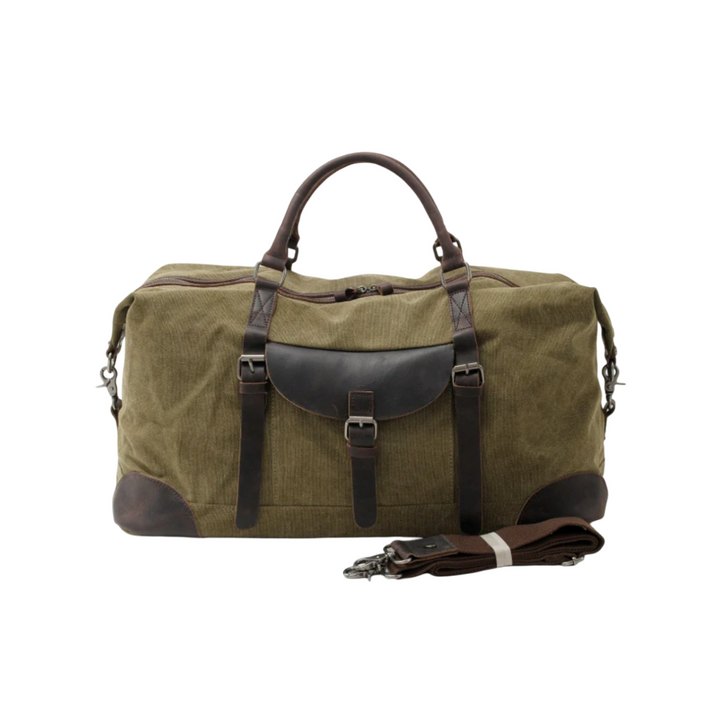 Francis | Vintage Rugged Leather Duffel Bag