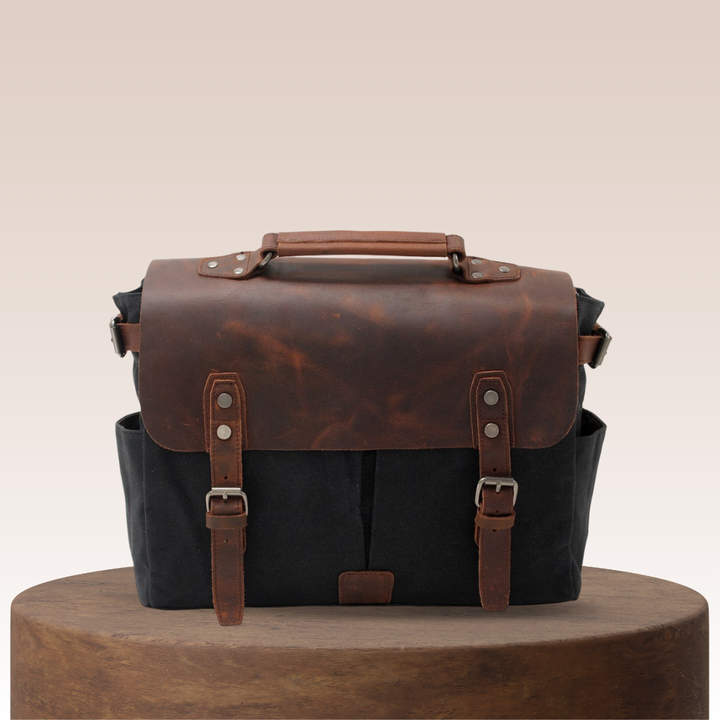 Edward | Vintage Canvas Messenger Bag