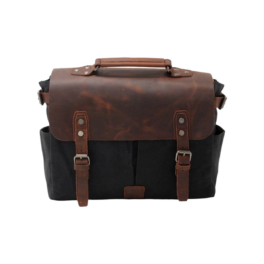 Edward | Vintage Canvas Messenger Bag