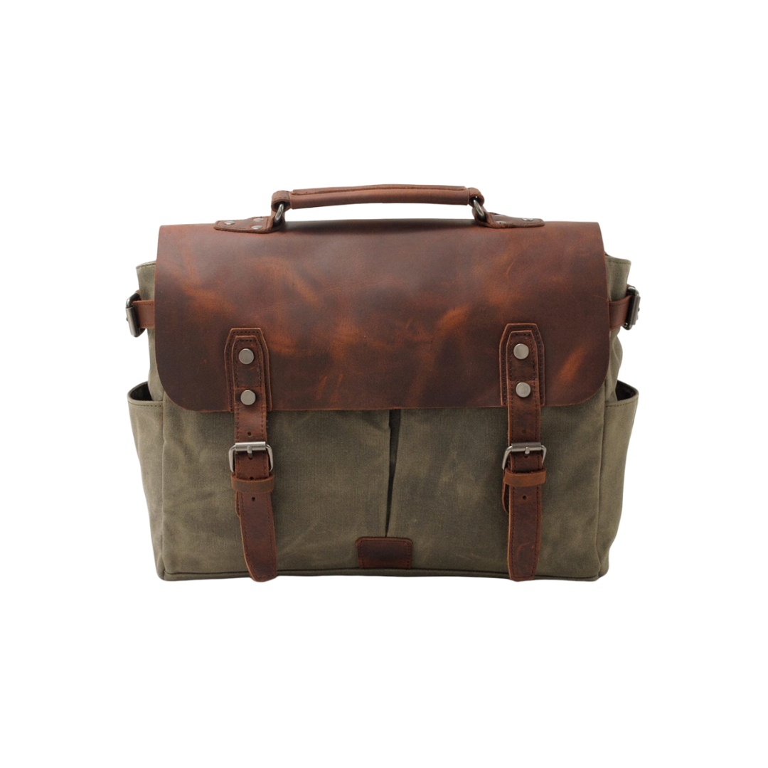 Edward | Vintage Canvas Messenger Bag