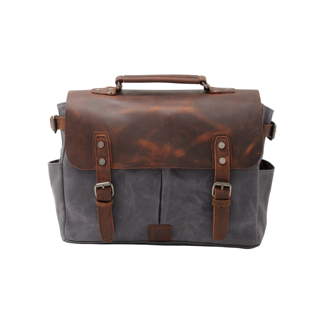 Edward | Vintage Canvas Messenger Bag