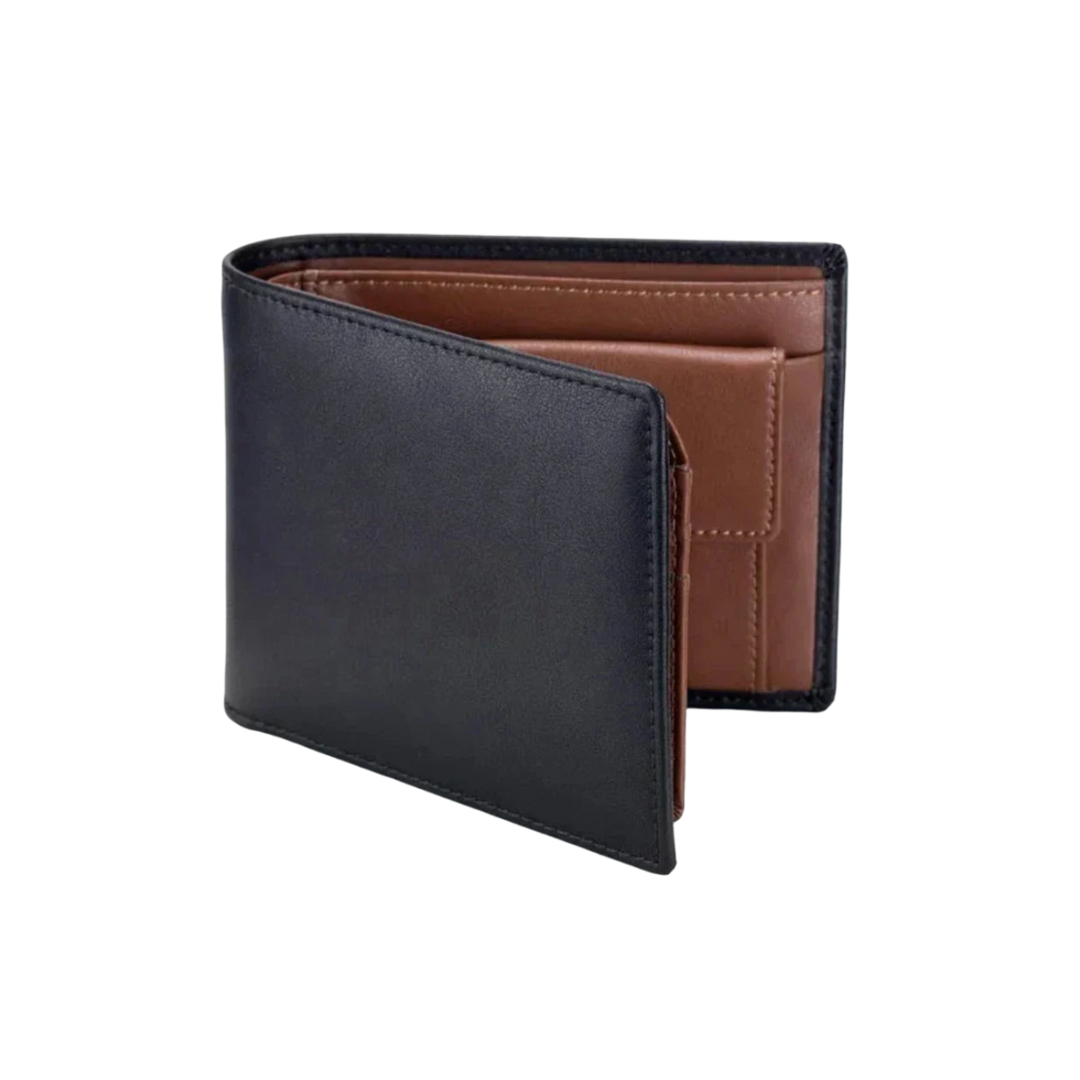 Sebastian | Two-Tone Leather Bifold Wallet
