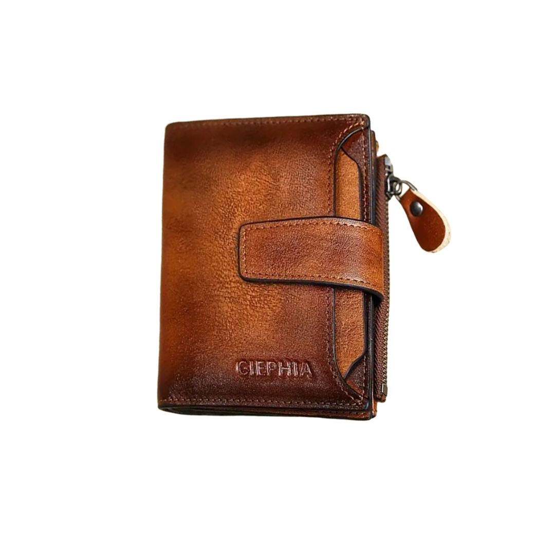 Callum | Vintage Leather RFID Trifold Wallet