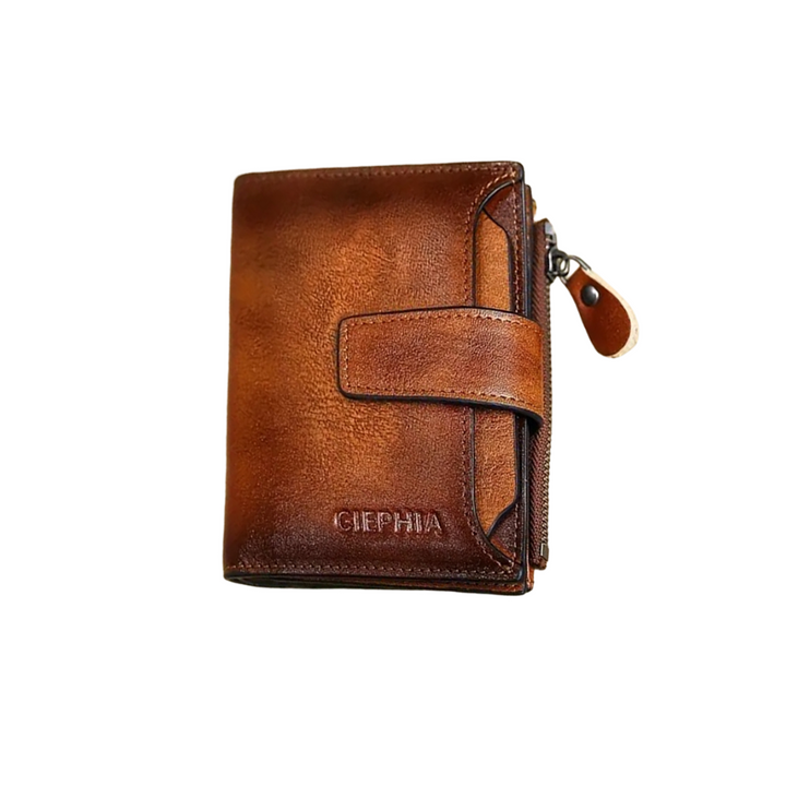 Callum | Vintage Leather RFID Trifold Wallet