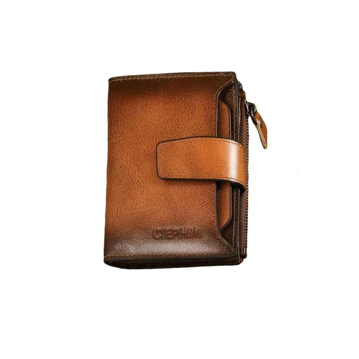 Callum | Vintage Leather RFID Trifold Wallet