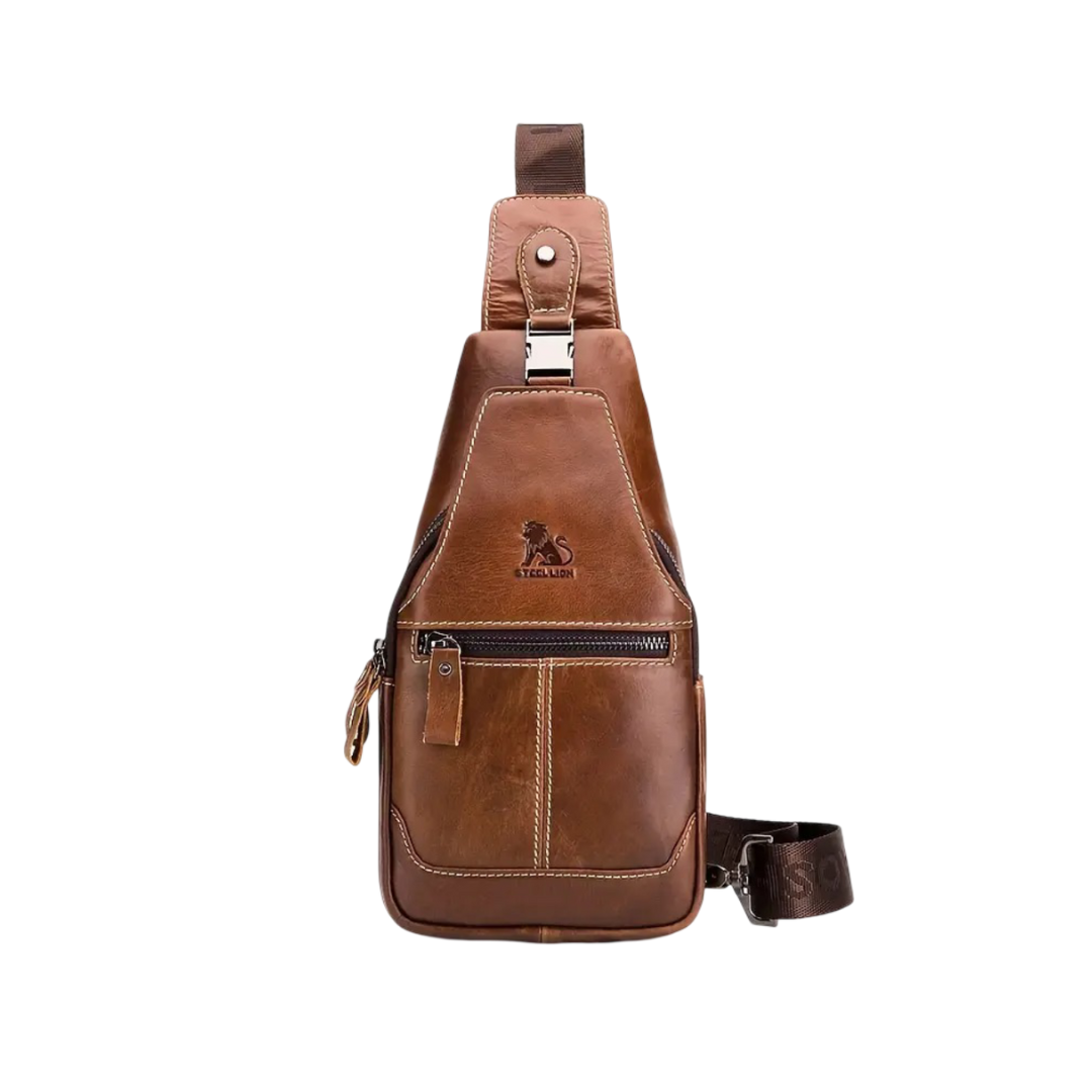 Callum | Leather Crossbody Chest Bag