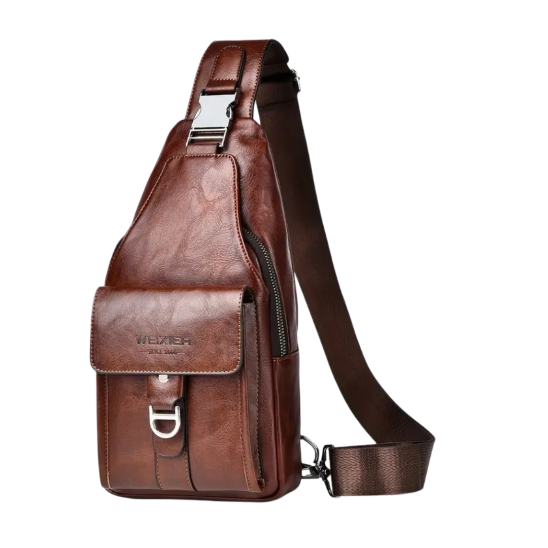 Silas | Vintage Leather Crossbody Bag