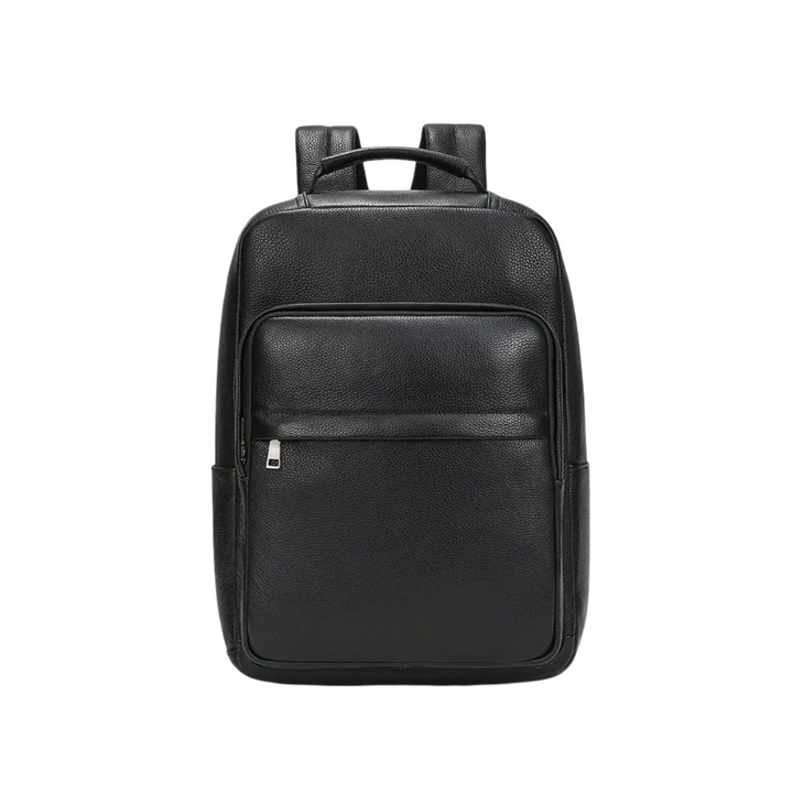 Everett - Top‑Grain Leather Laptop Backpack